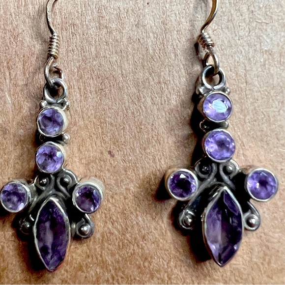 Multi Amethyst in Sterling Silver .925 - Picture 1 of 2